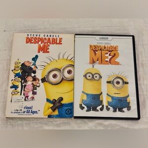 Despicable Me and Despicable Me 2 DVD Set with Slip Cover Steve Carell